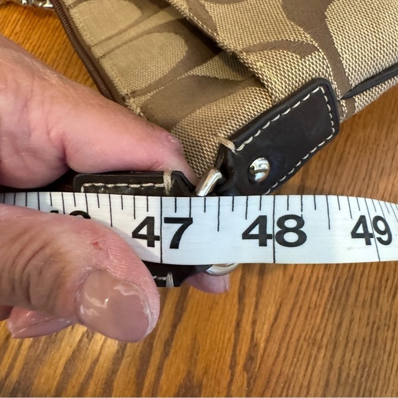 Coach, Signature Coach Crossbody, Brown, 8.5” H X 7.5” W - Picture 5 of 9